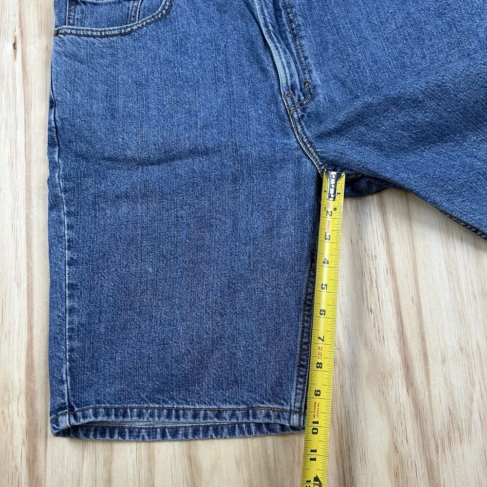 Levi's 505 Men's 40x10 Blue Denim Jean Shorts Jorts Relaxed Fit Vintage Casual